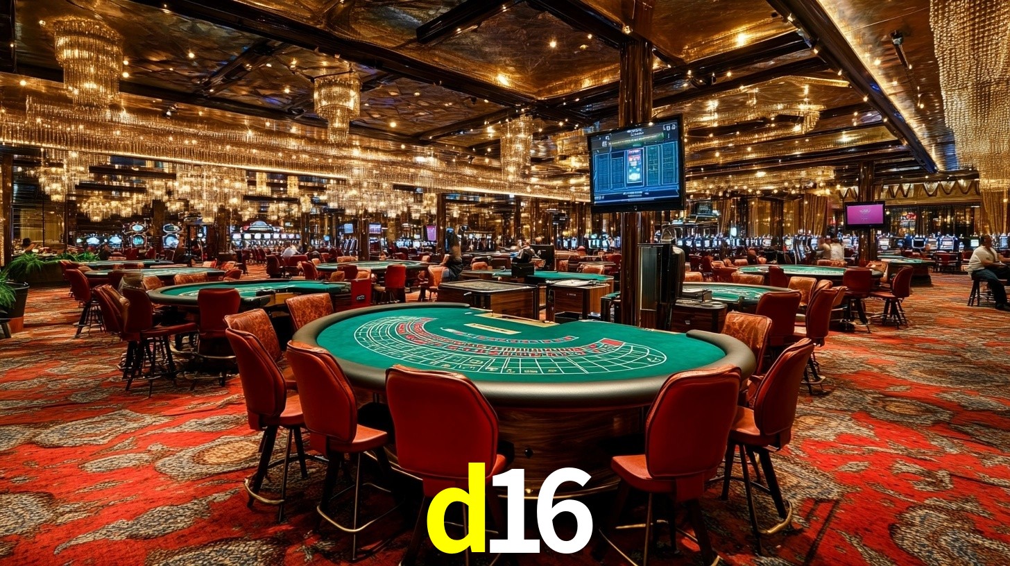 d16: Jogos de Caça-Níqueis-Altas Recompensas, Roleta-Velocidade, Blackjack-Desafios Máximos
